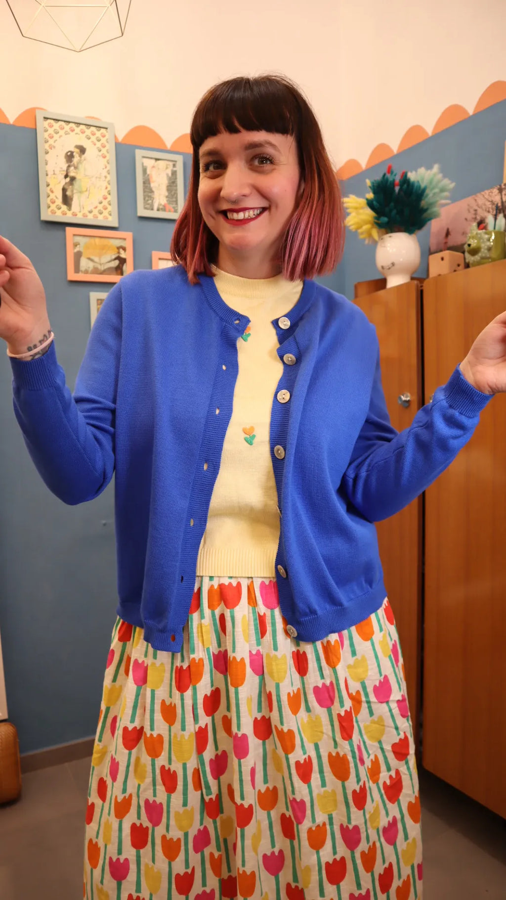 Cardigan BLU ELETTRICO