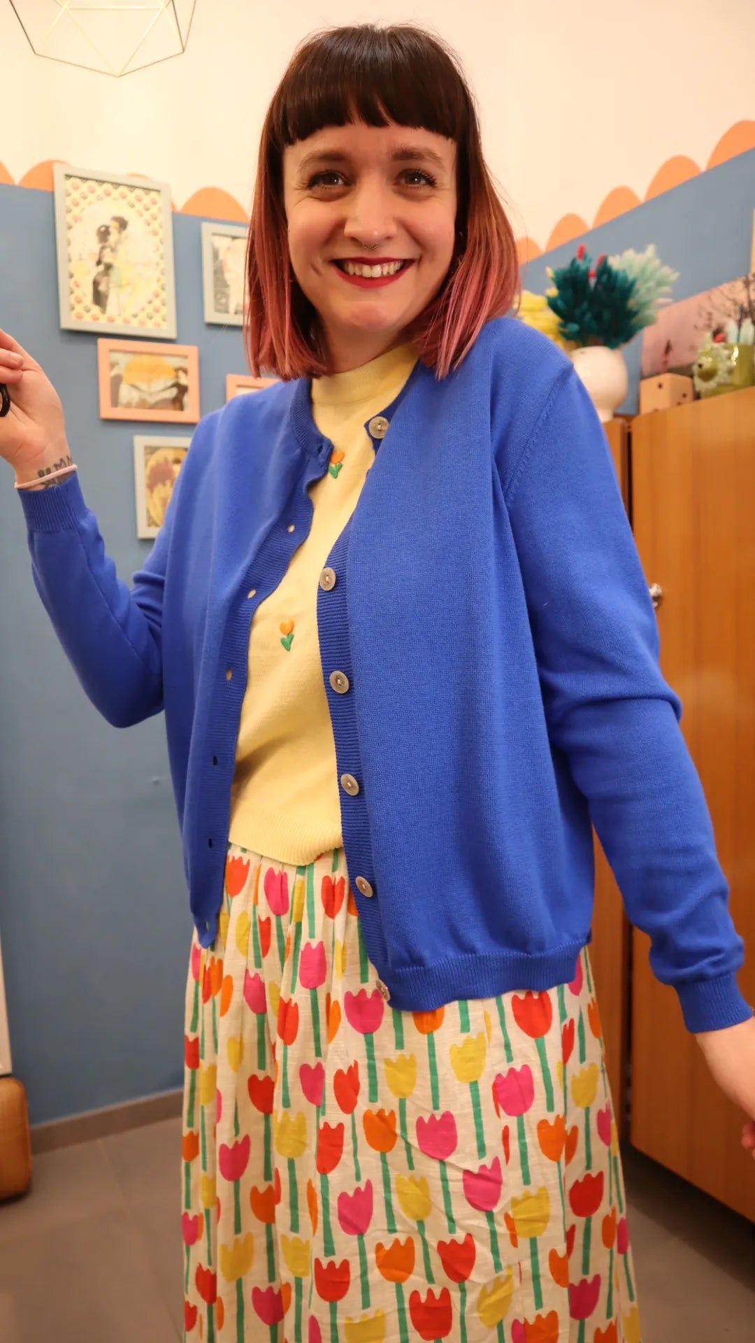 Cardigan BLU ELETTRICO