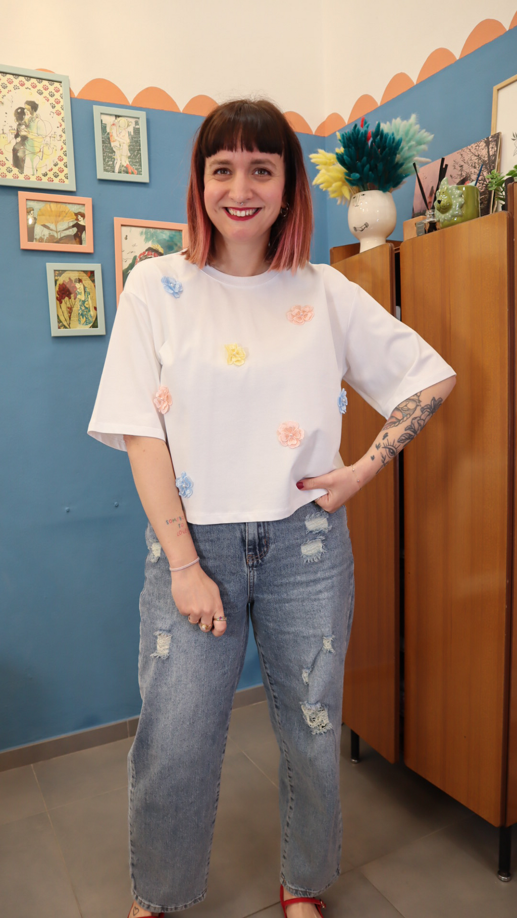 T-shirt FIORI NUFLEURA