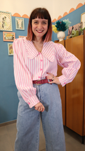 Camicia RIGHE ROSA