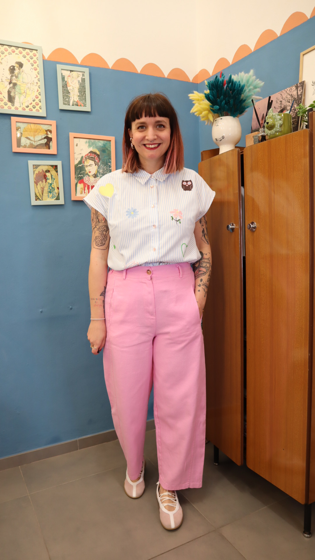 Pantalone ROSA BUBBLE