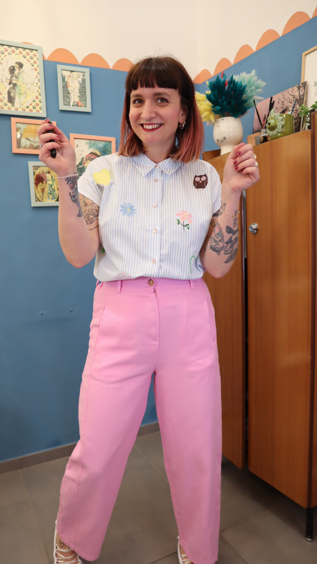 Pantalone ROSA BUBBLE