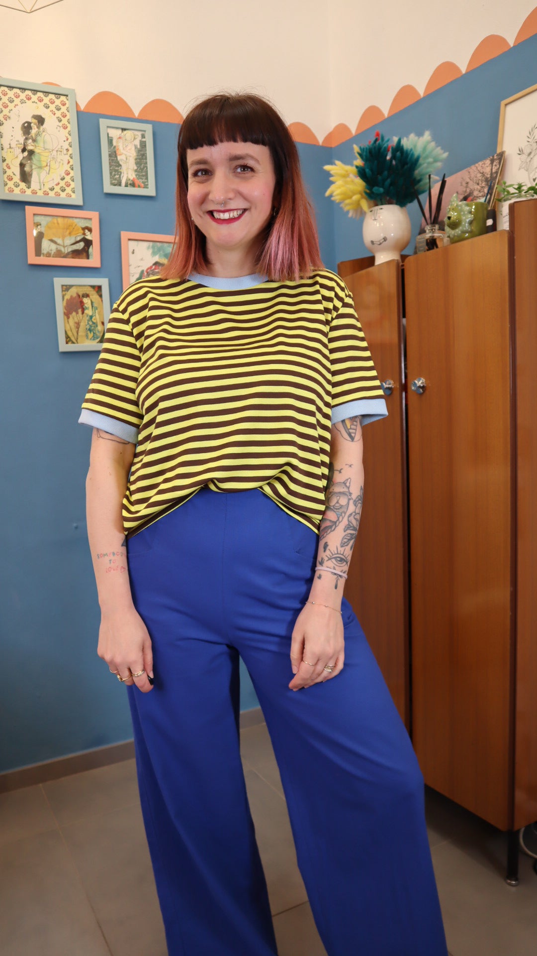 Pantalone BLU ELETTRICO