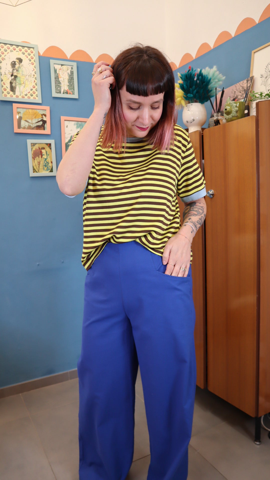 Pantalone BLU ELETTRICO