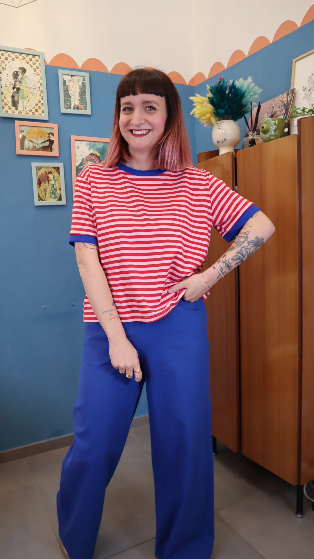 Pantalone BLU ELETTRICO