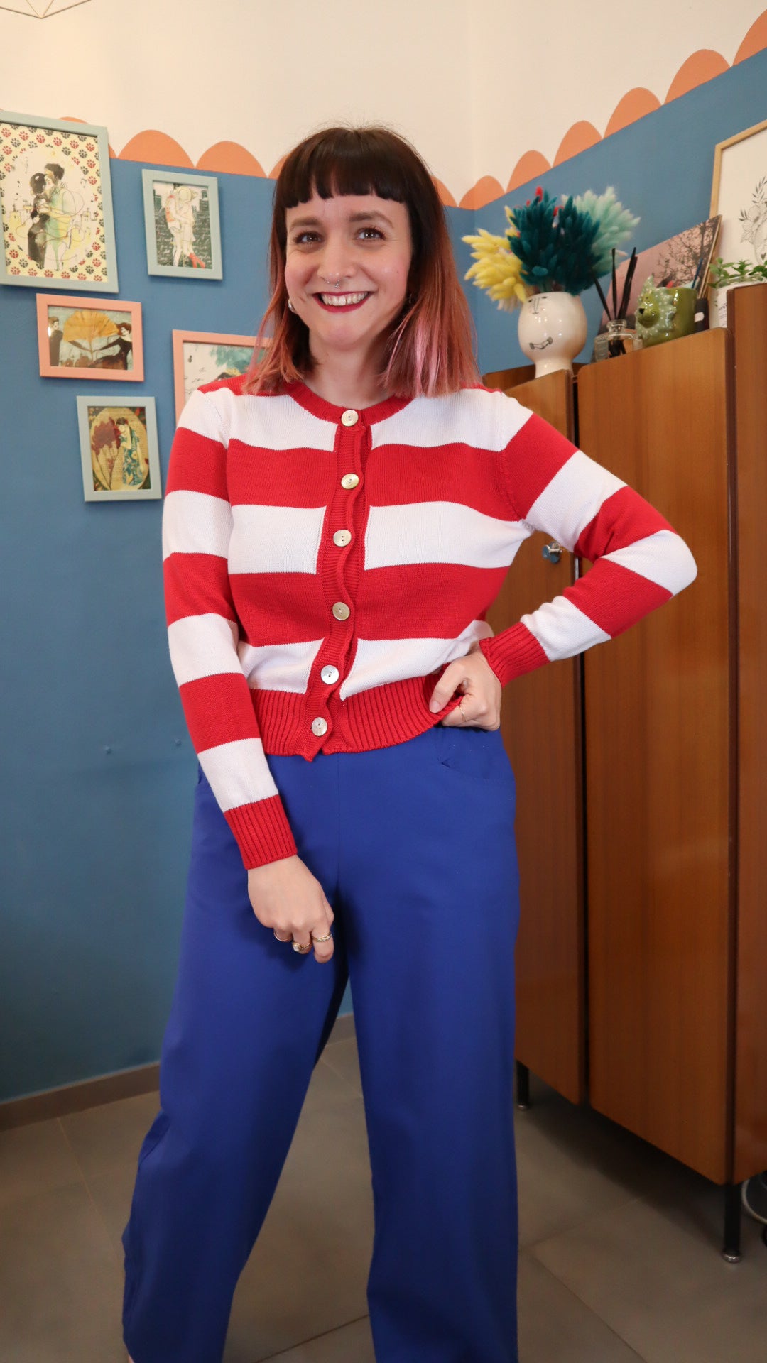 Pantalone BLU ELETTRICO