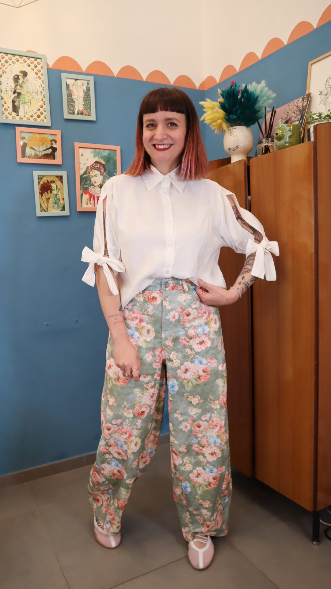 Pantalone FIORI BALLOON