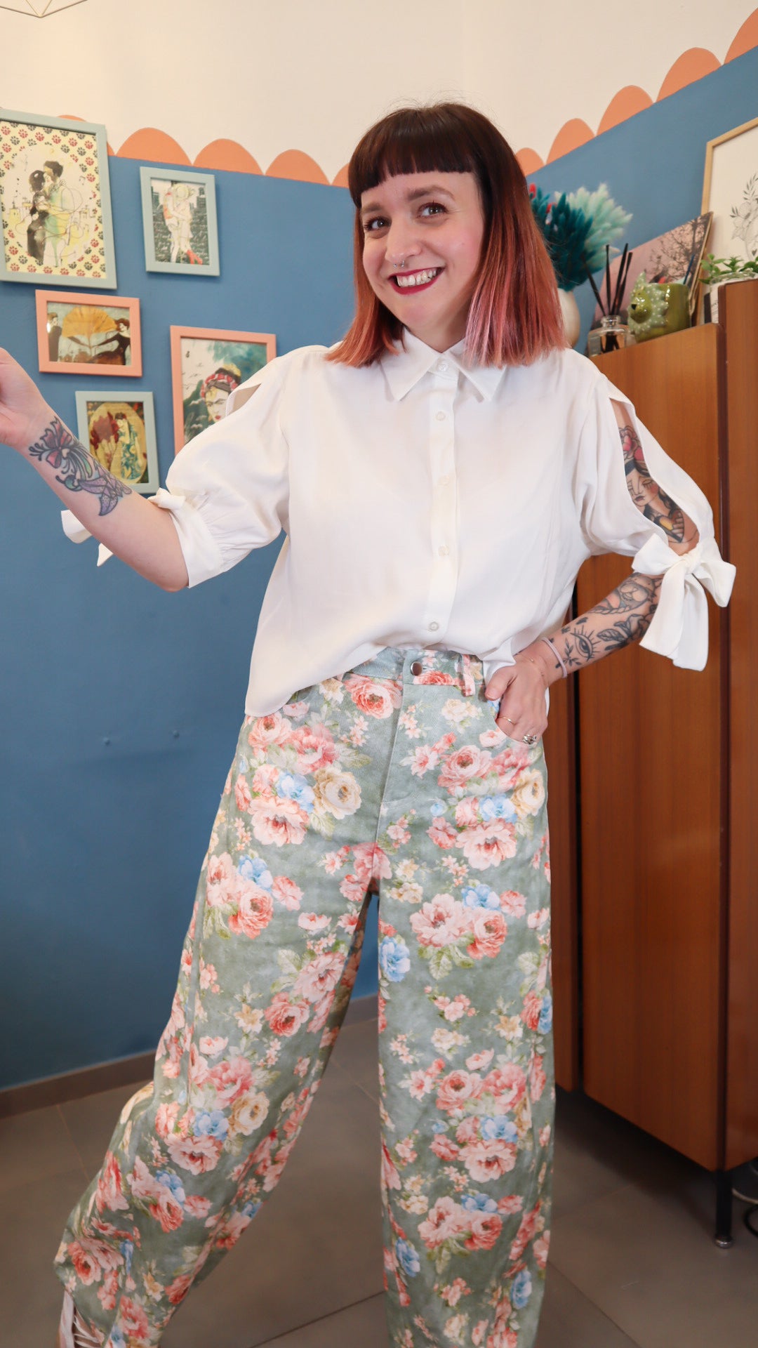 Pantalone FIORI BALLOON