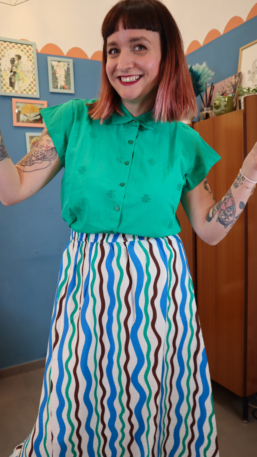 Camicia BASIC VERDE