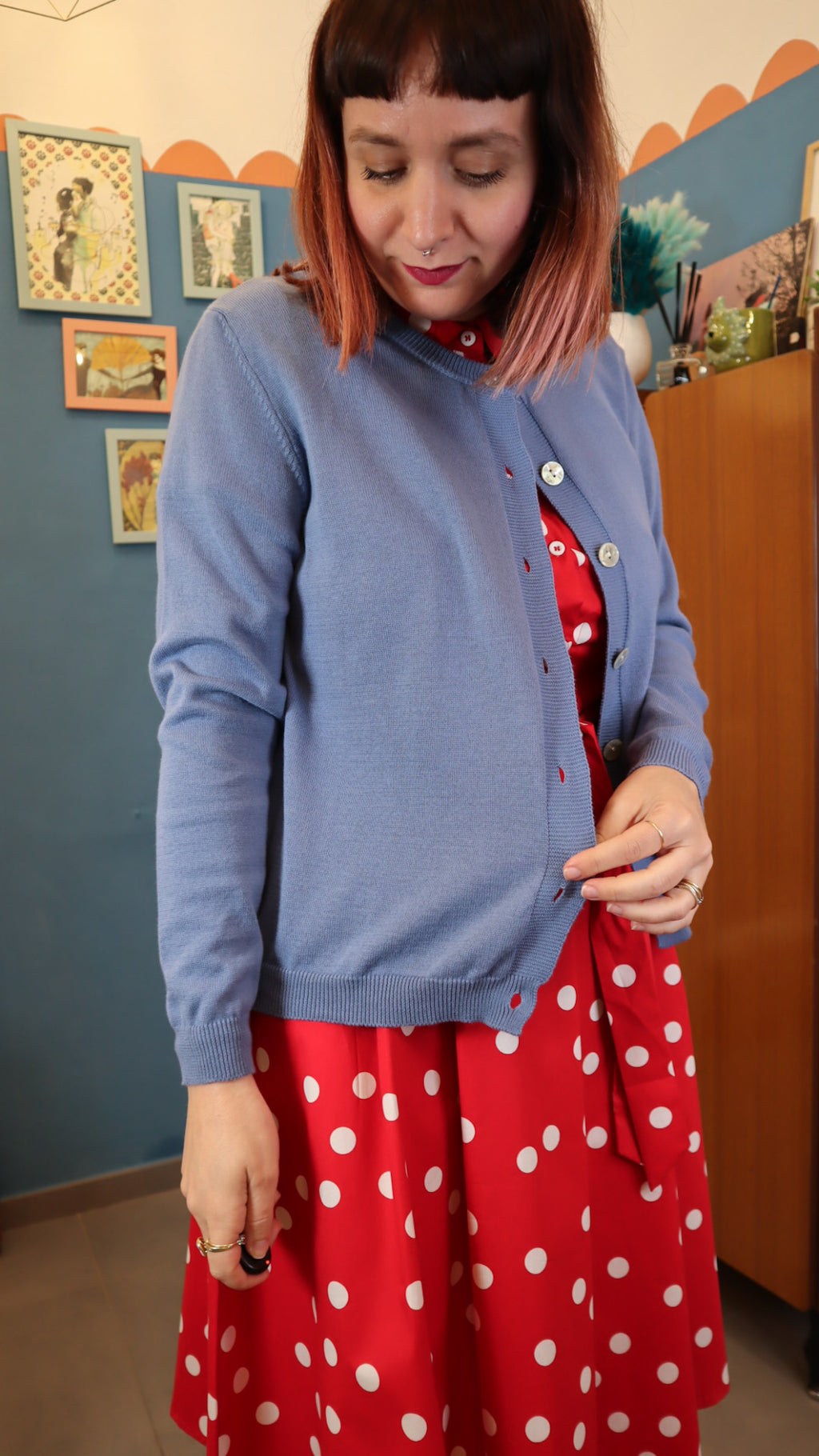 Cardigan BASIC POLVERE