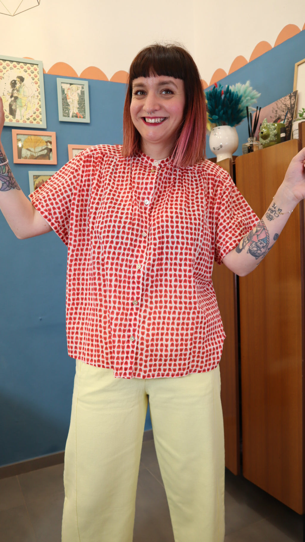 Camicia TULIP ROSSO