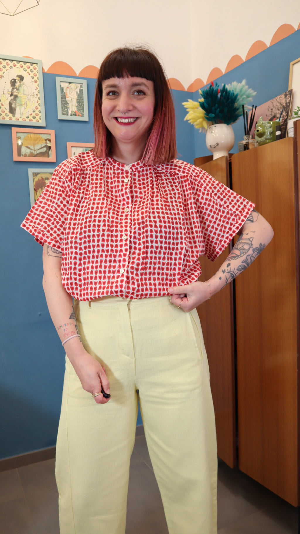 Camicia TULIP ROSSO