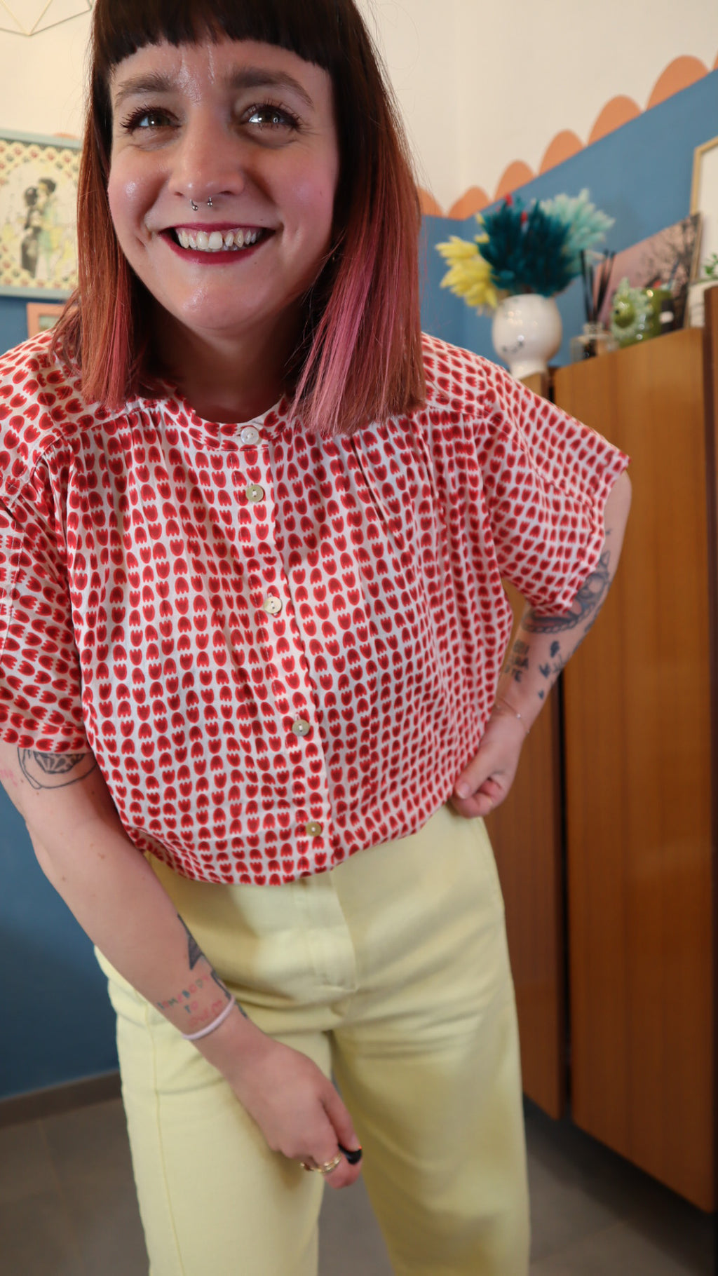 Camicia TULIP ROSSO