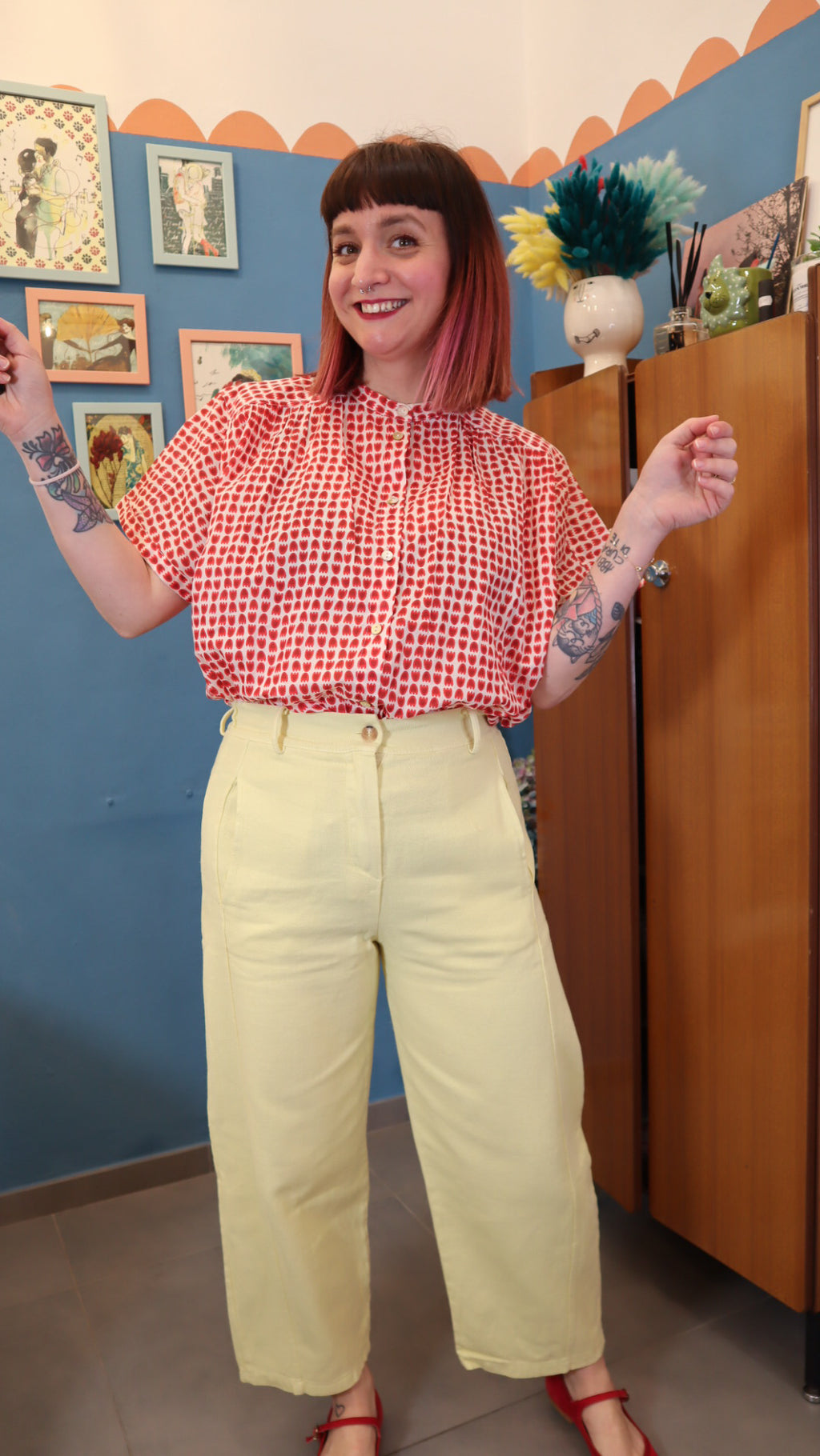 Camicia TULIP ROSSO