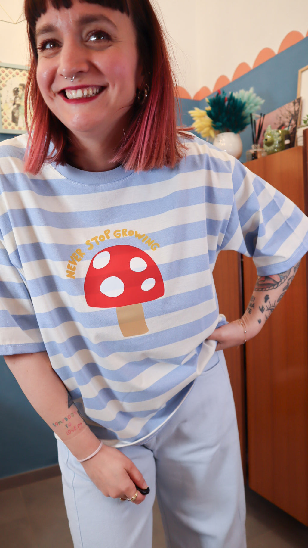T-shirt FUNGO AZZURRA