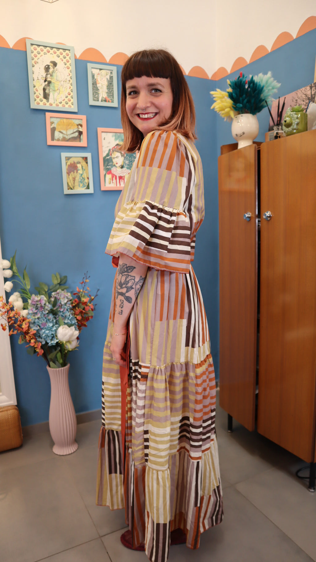 Vestito PRIMULA brown