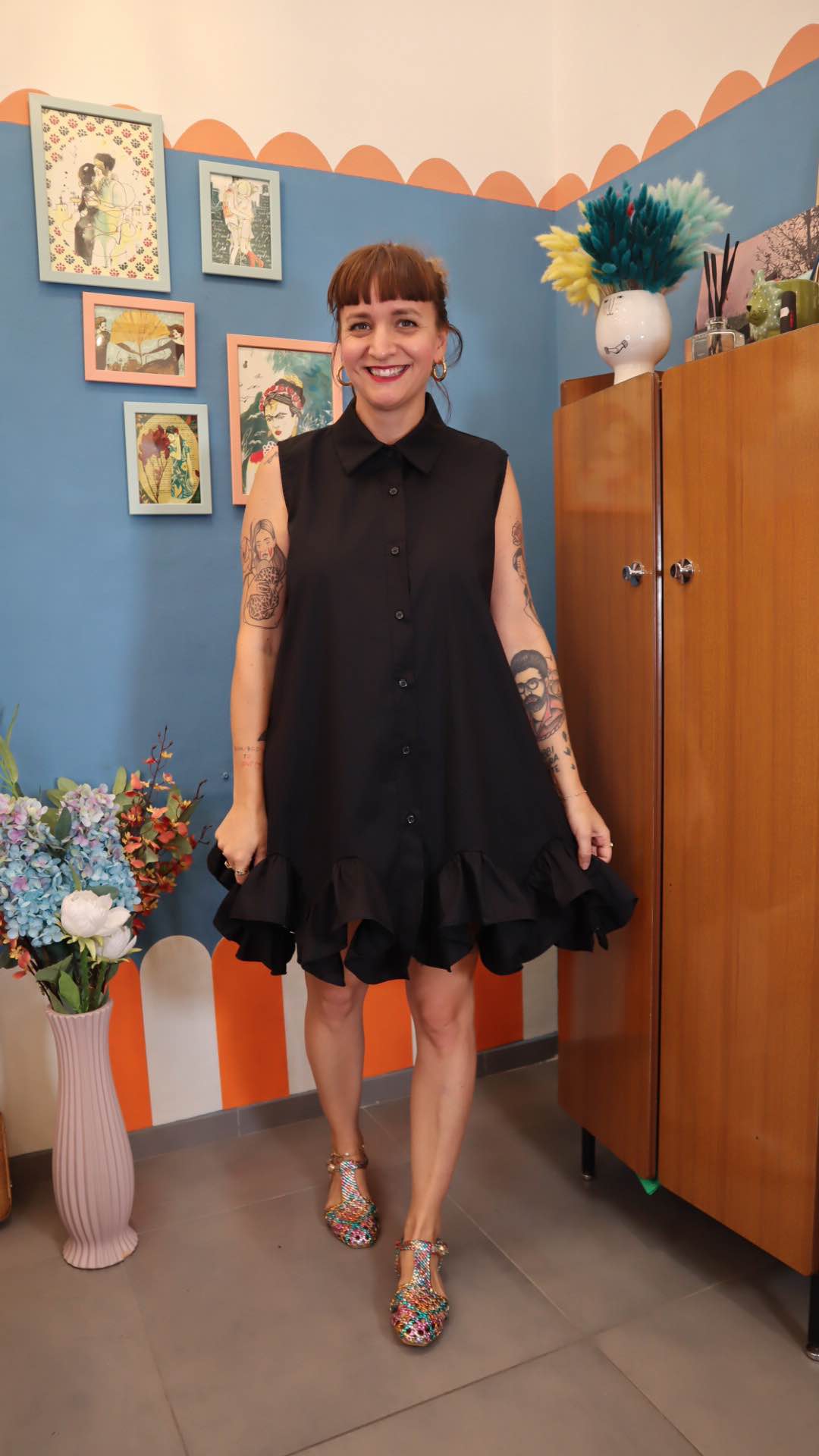Vestito CANCAN NERO
