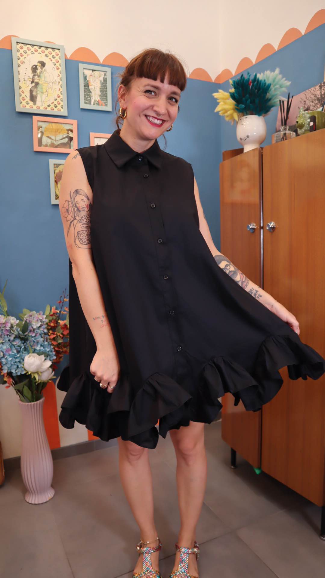 Vestito CANCAN NERO