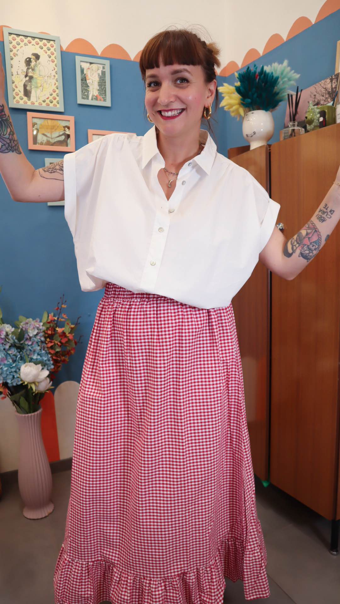Camicia boxy WHITE