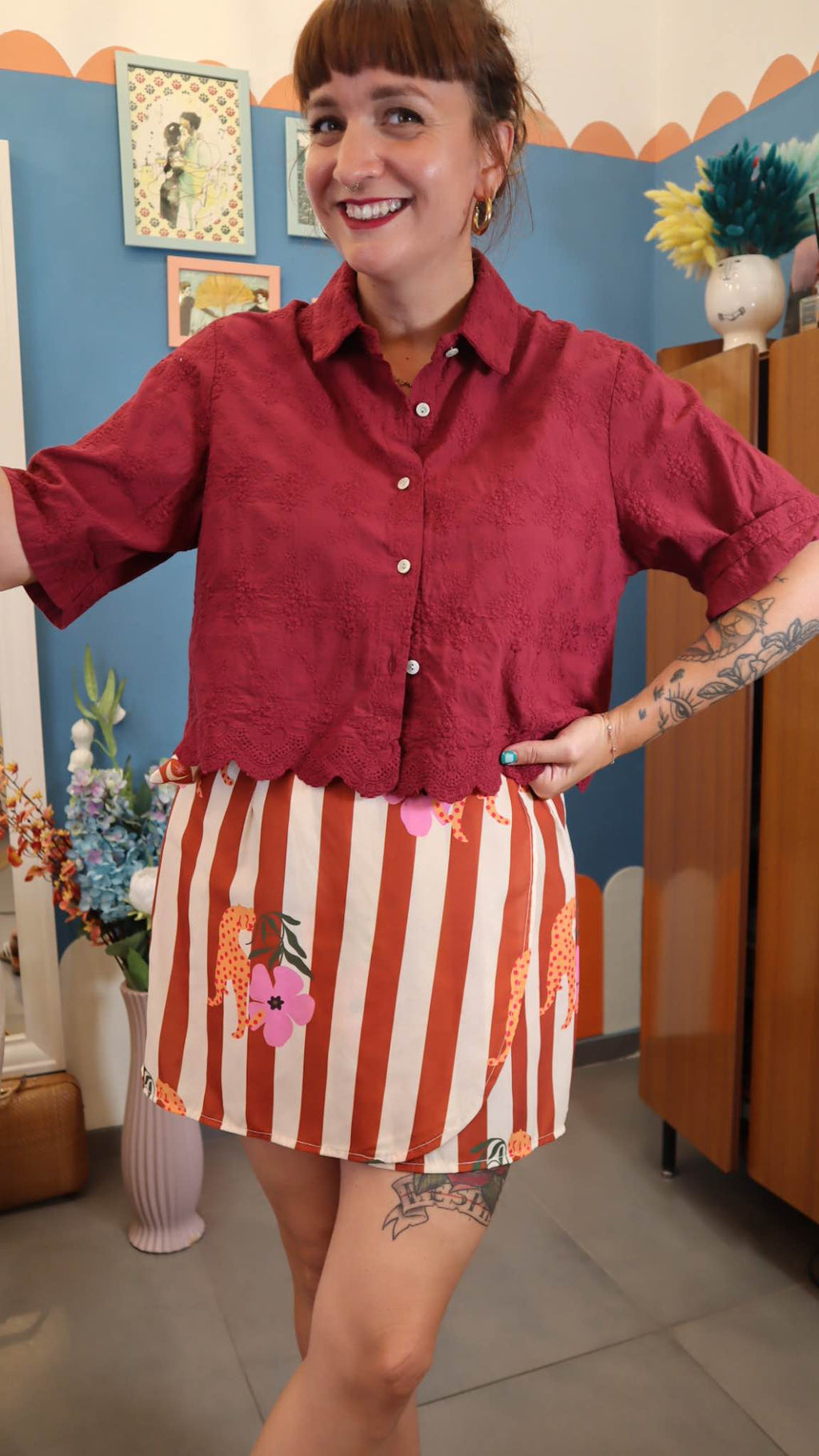 Camicia boxy SANGALLO
