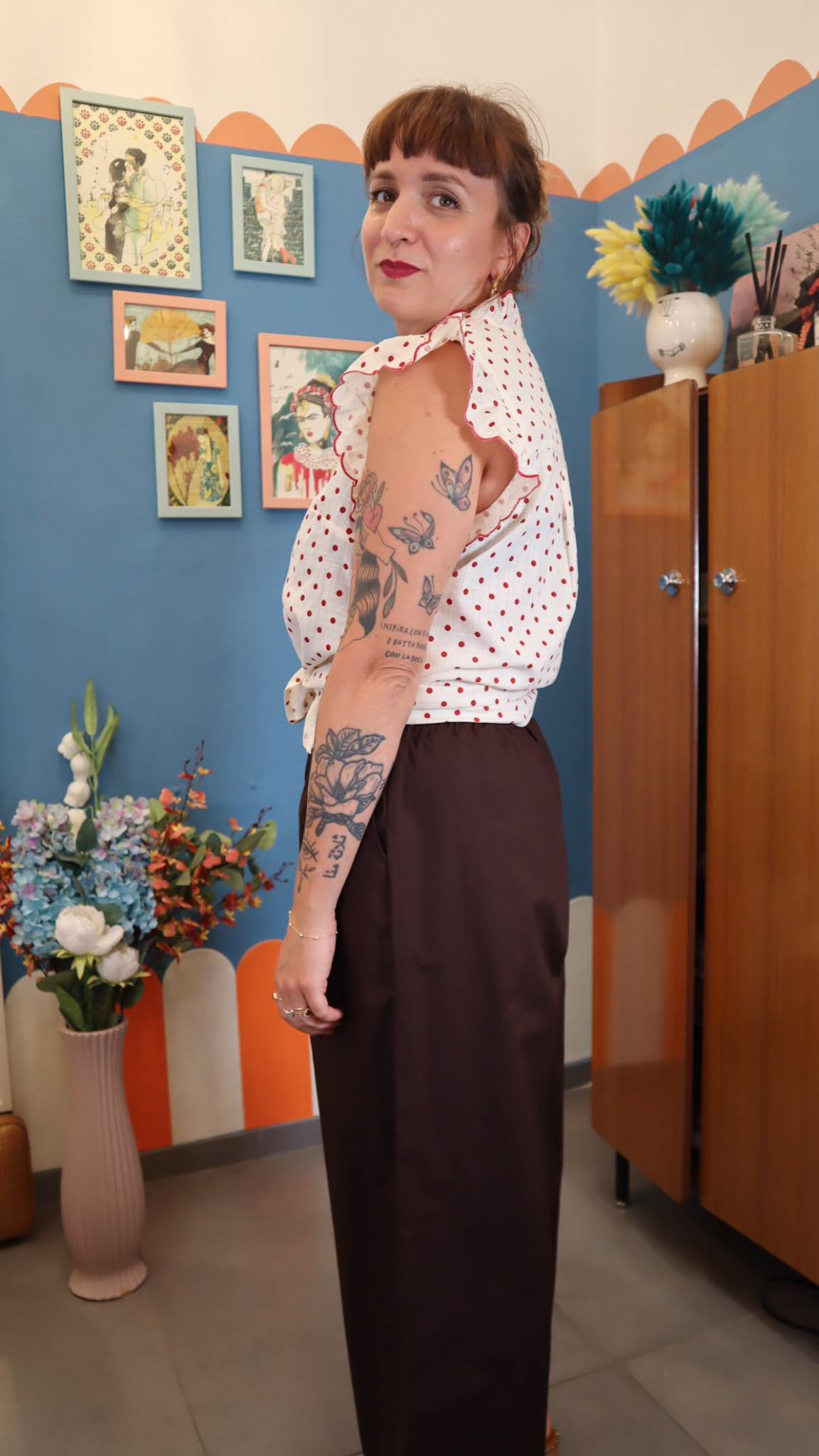 Pantalone BASIC MARRONE