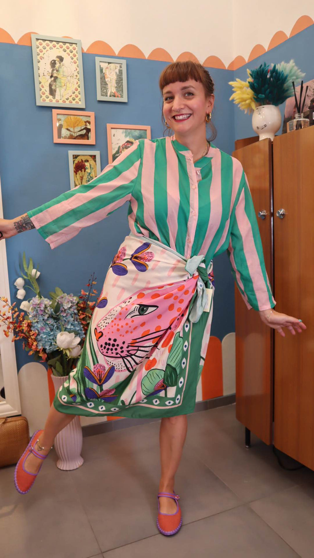 Gonna PAREO LUNGA TIGRE