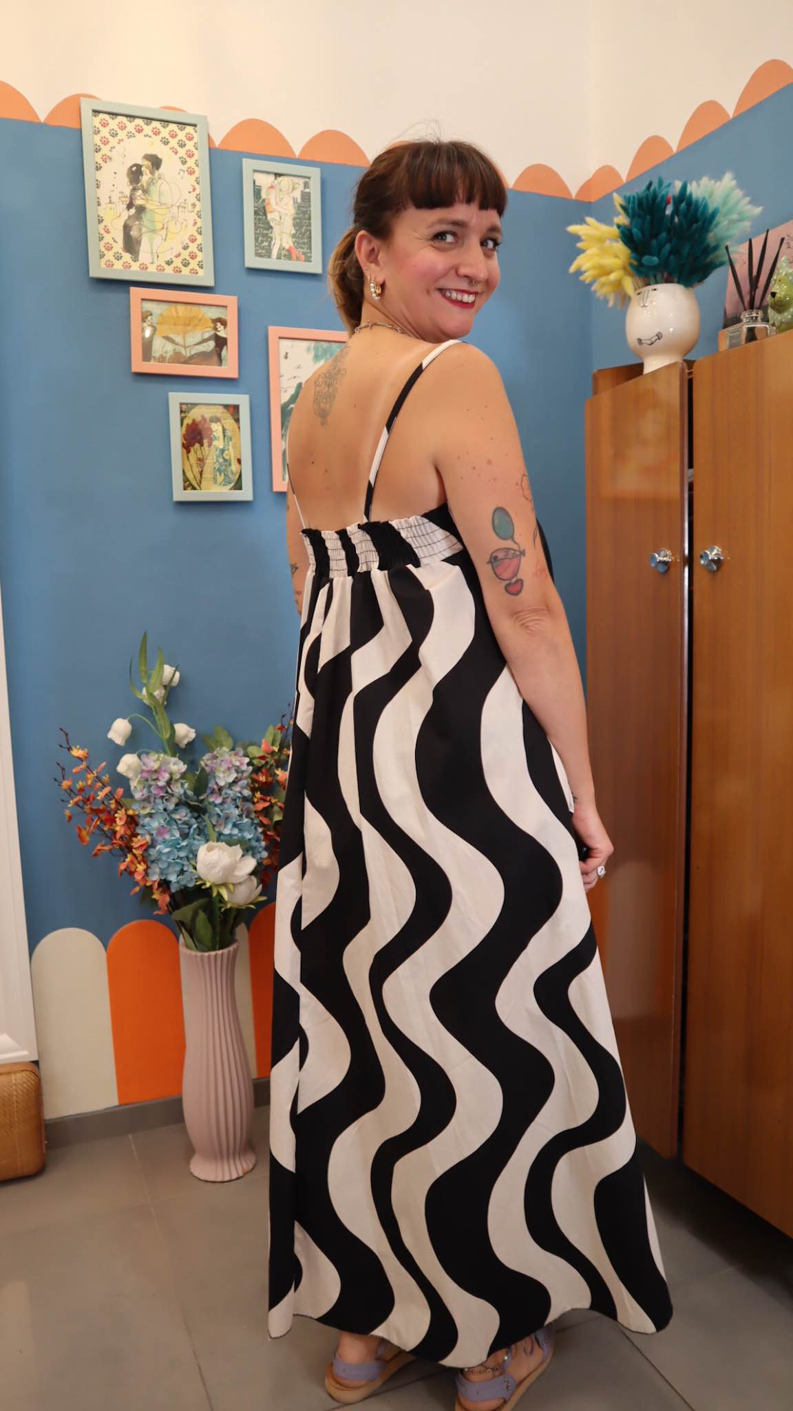 Vestito BLACK AND WHITE
