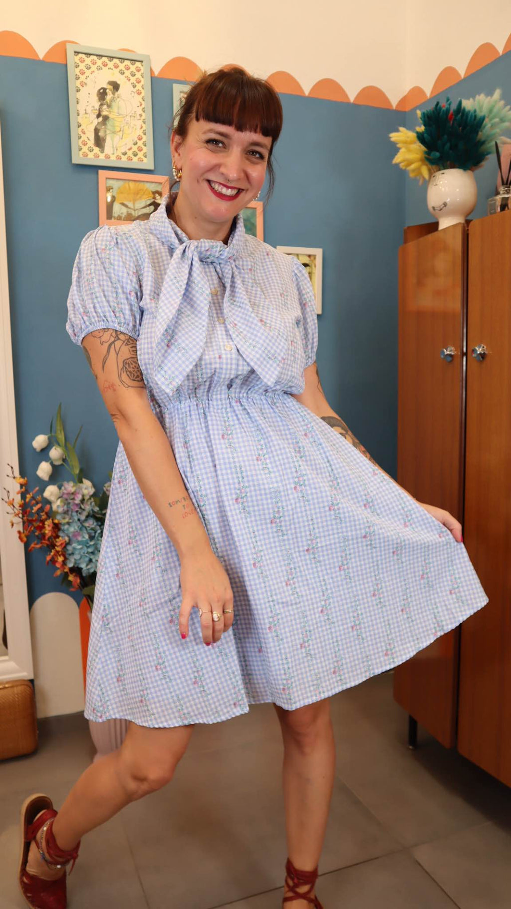 Vestito ROMANTIC CHECK