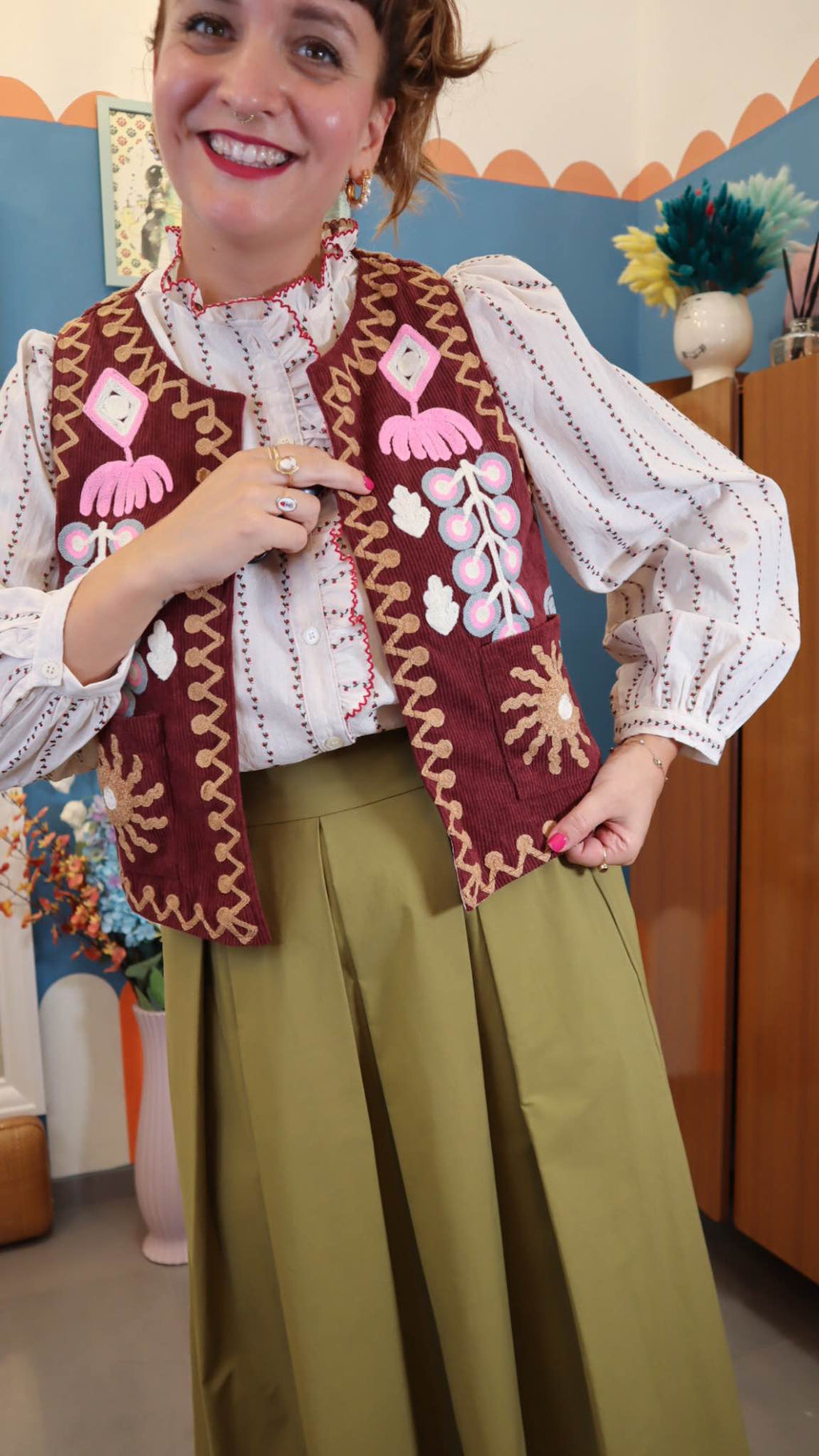 Gilet BOHO BORDEAUX