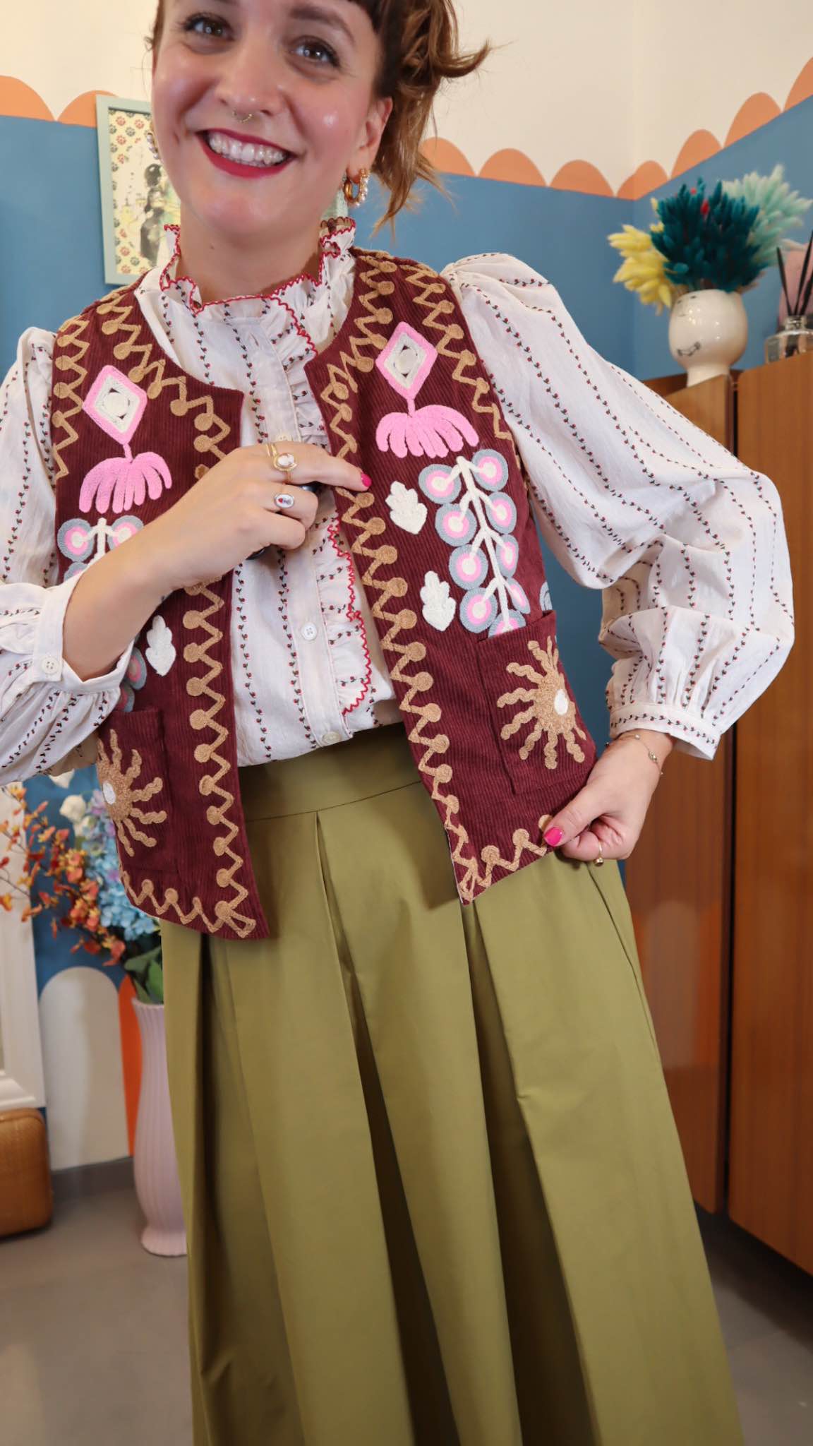 Gilet BOHO BORDEAUX