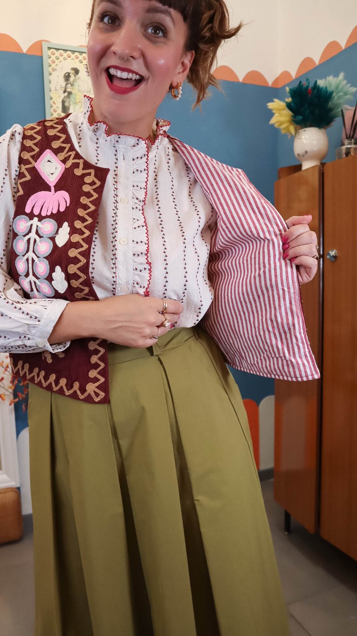 Gilet BOHO BORDEAUX