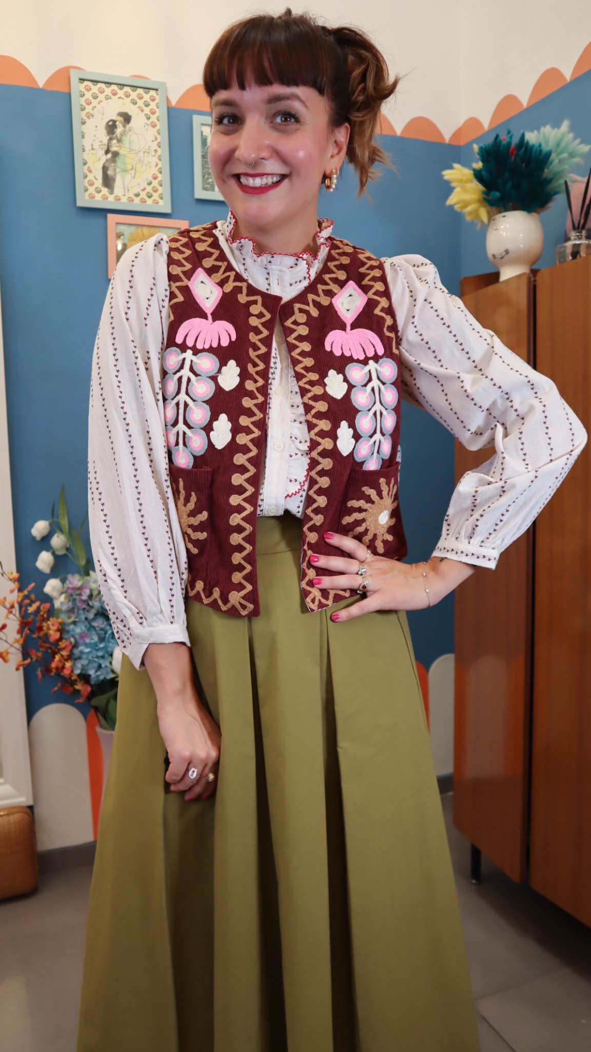 Gilet BOHO BORDEAUX