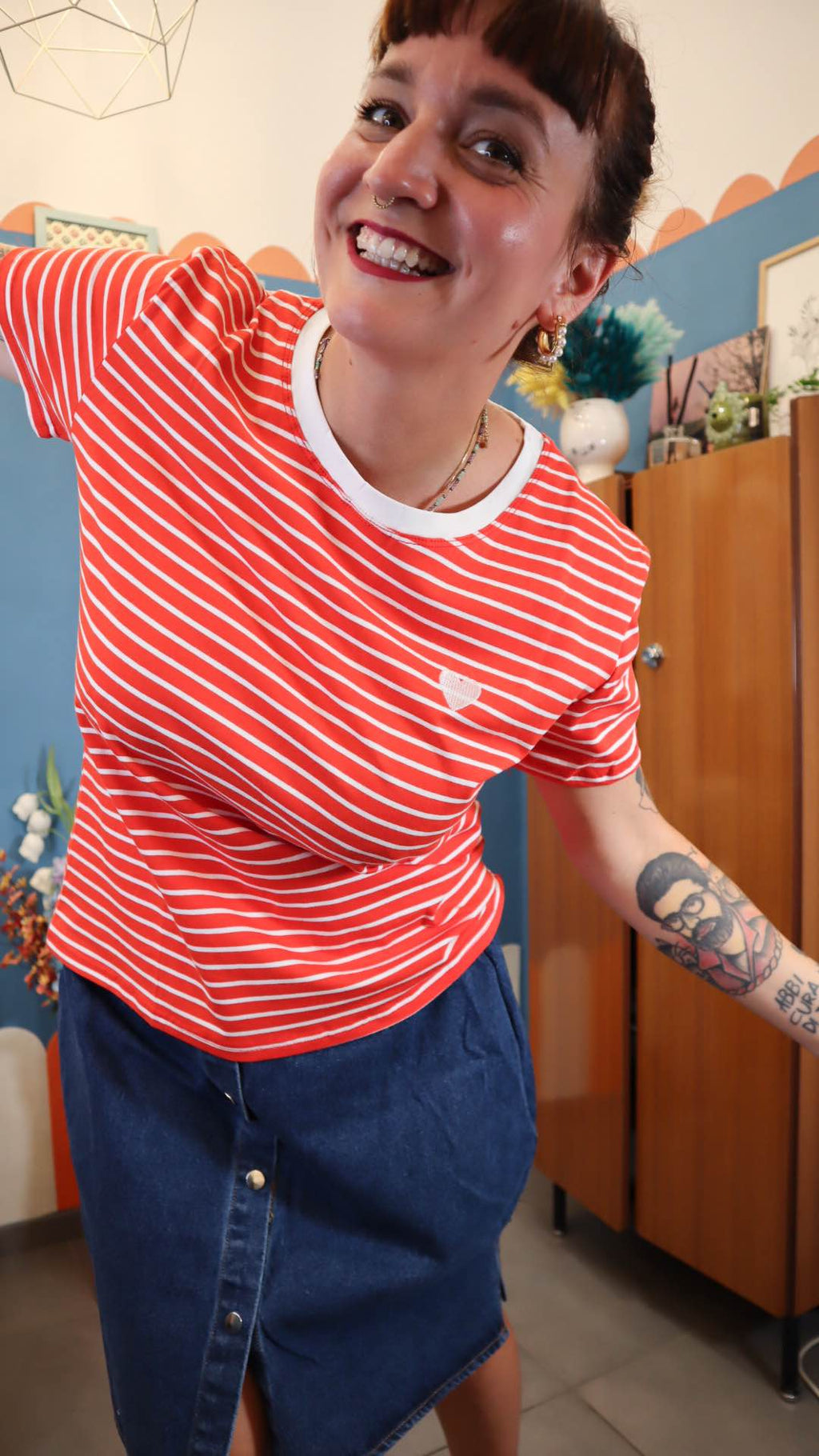 T-shirt CUORE ROSSA