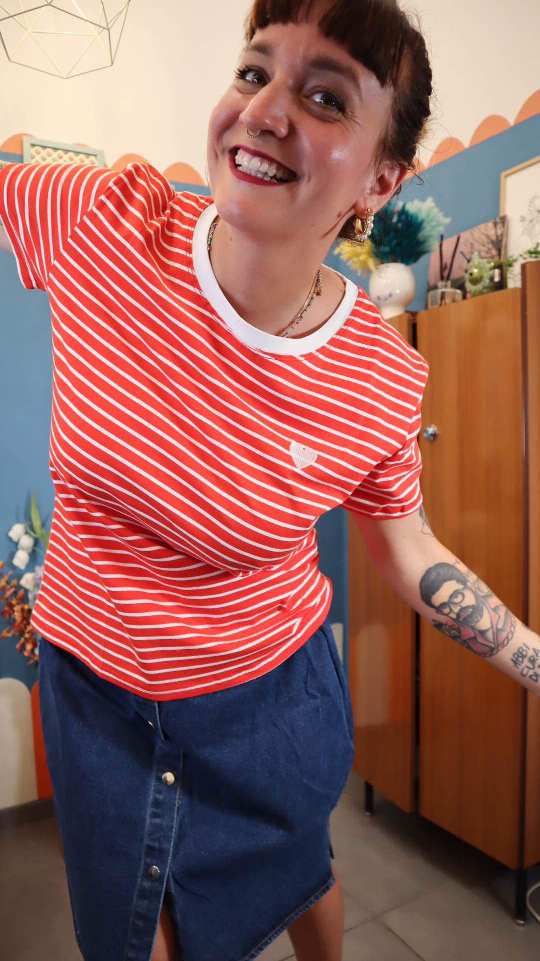 T-shirt CUORE ROSSA
