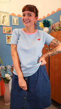 T-shirt CUORE AZZURRO