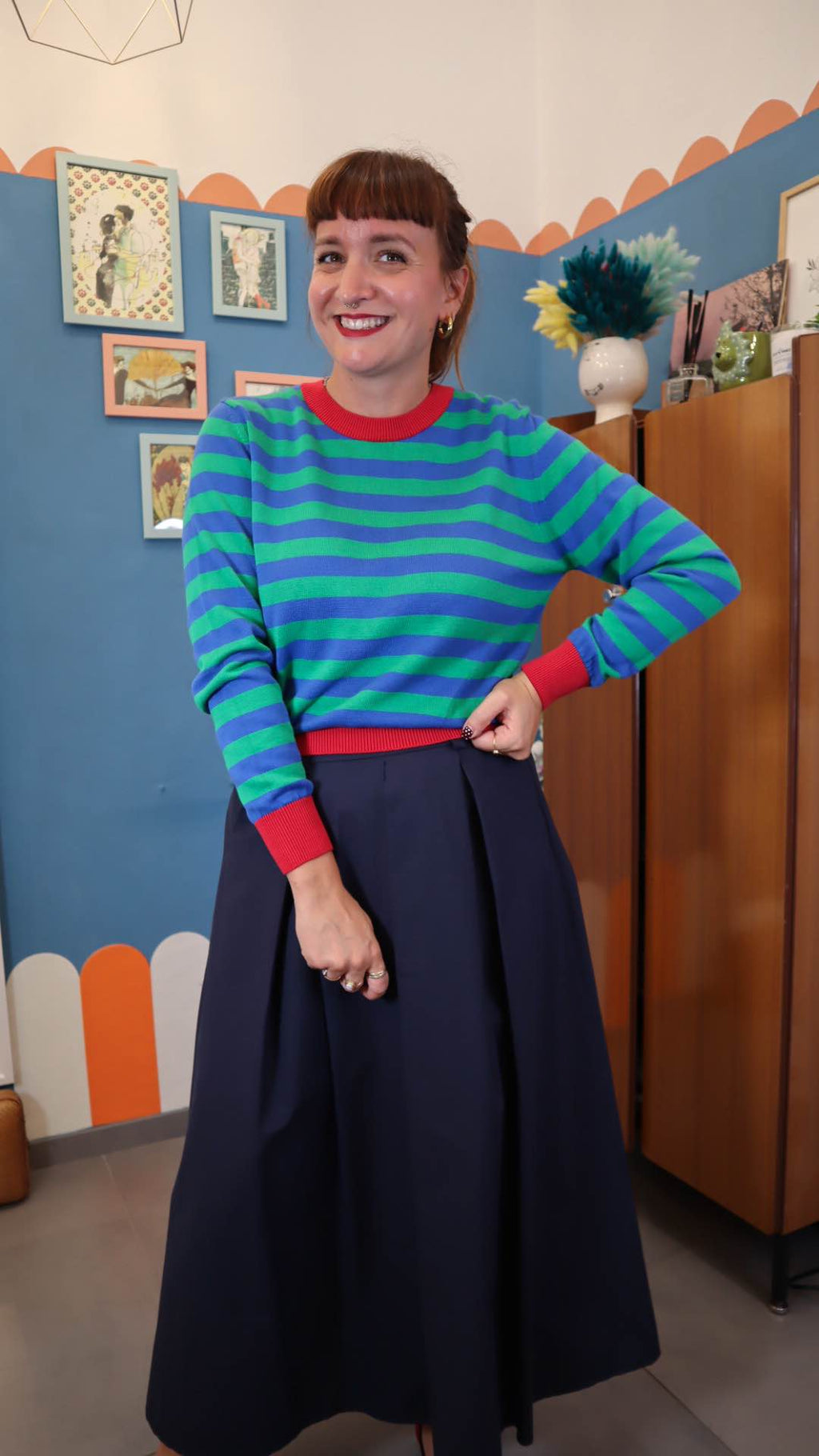 Maglione RIGHE COTTON A