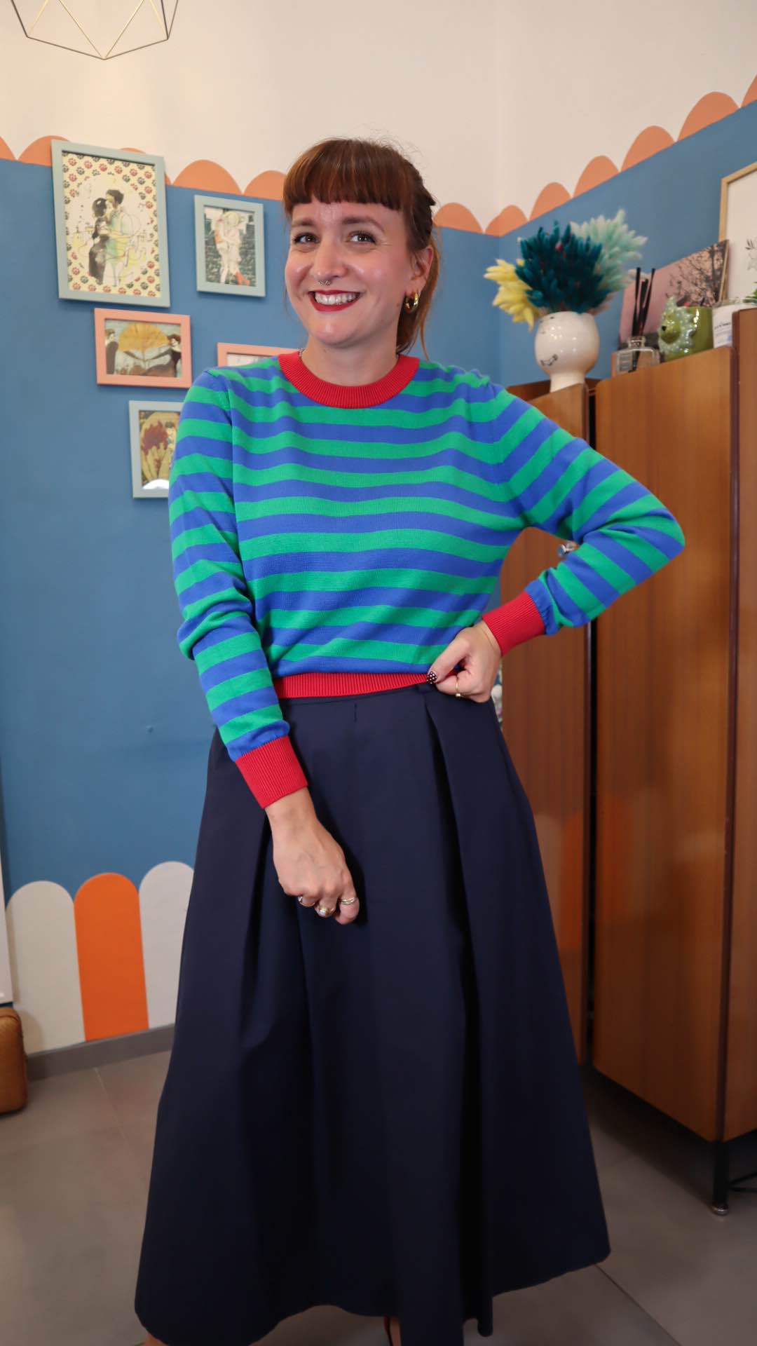Maglione RIGHE COTTON A