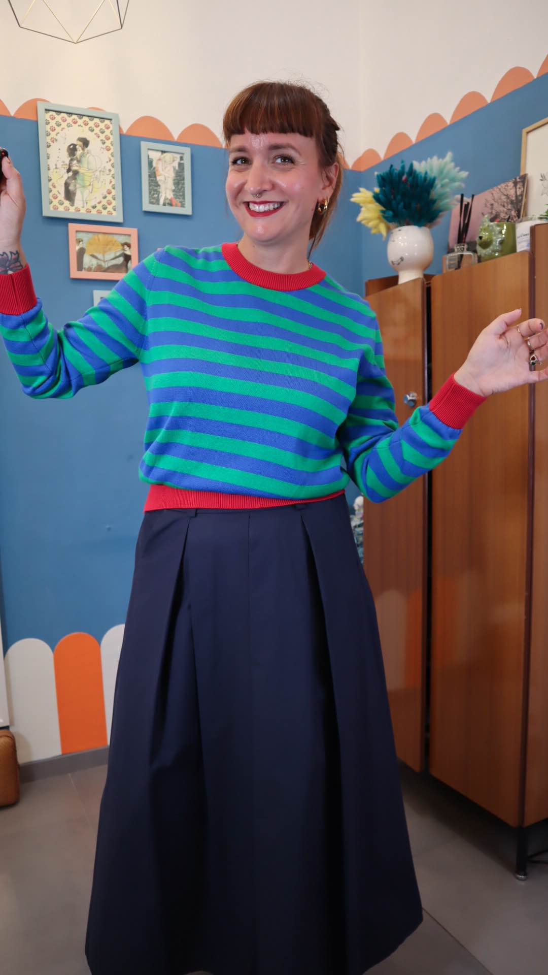 Maglione RIGHE COTTON A