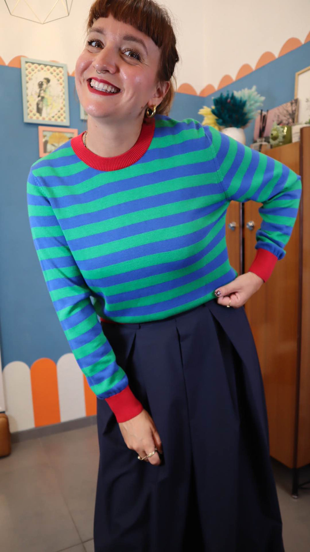 Maglione RIGHE COTTON A