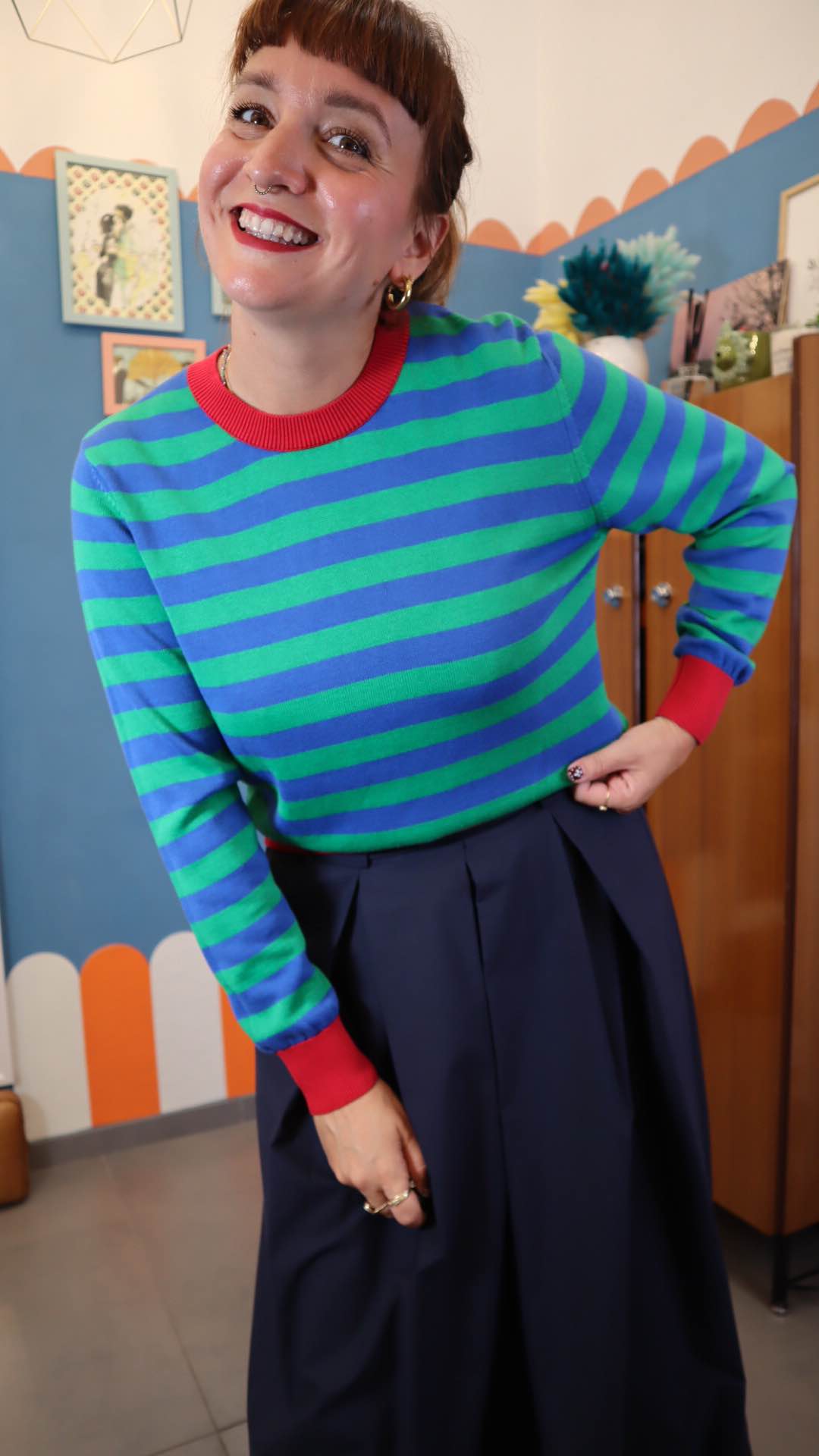 Maglione RIGHE COTTON A