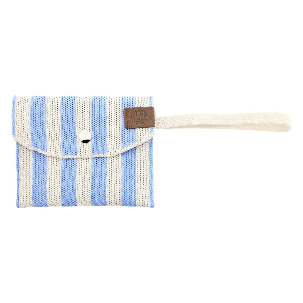 Portafoglio SMALL PANNA E AZZURRO