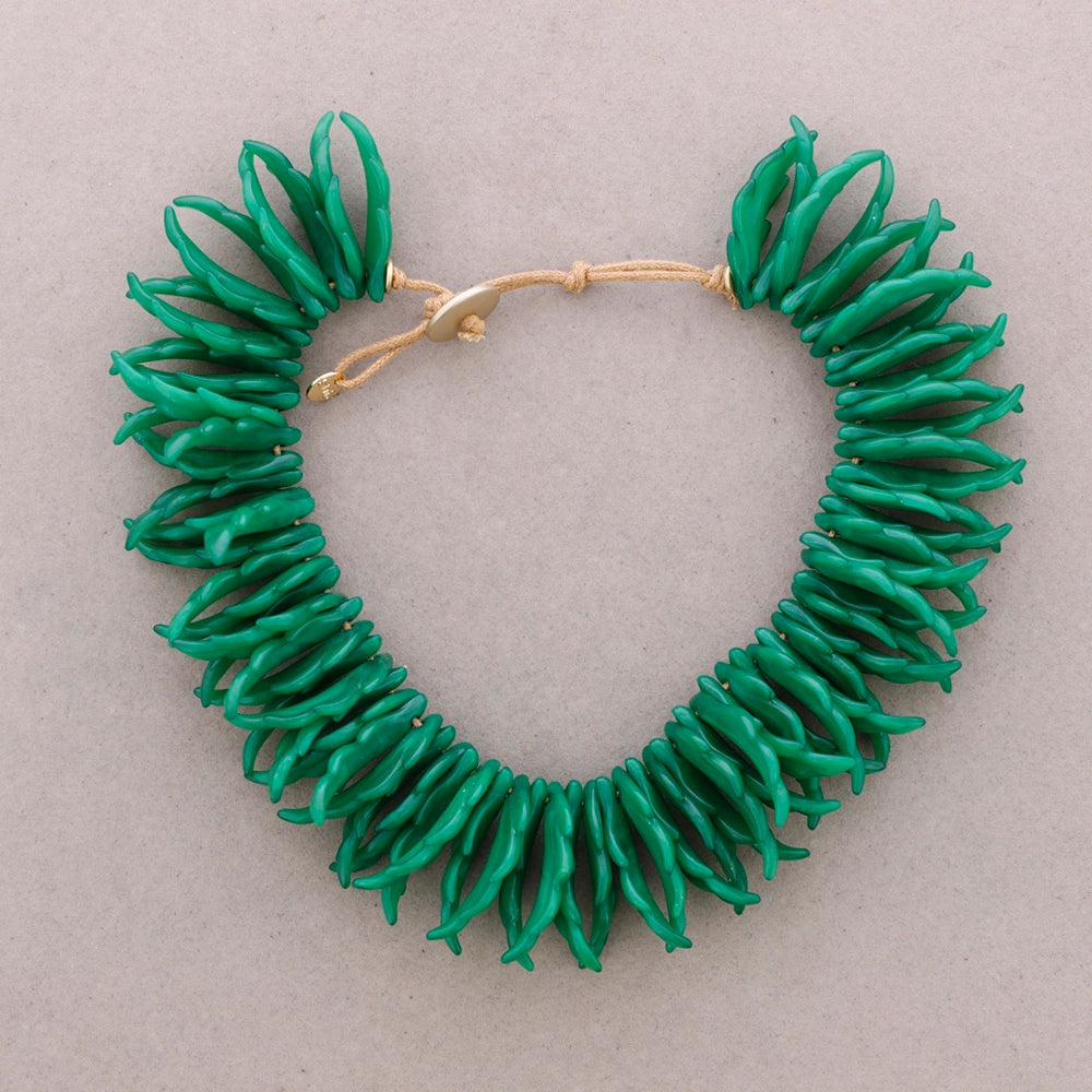Collana FOGLIE VERDE