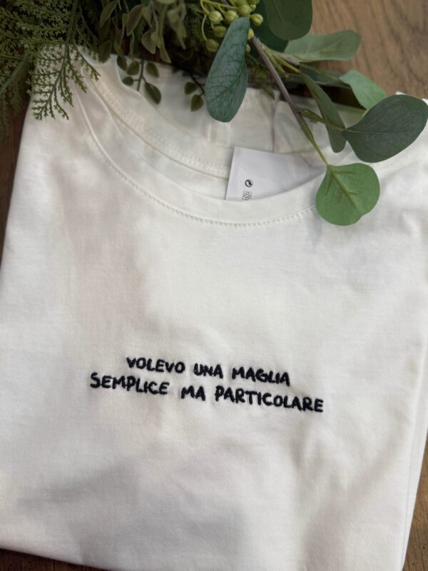 T-shirt VOLEVO UNA MAGLIA SEMPLICE