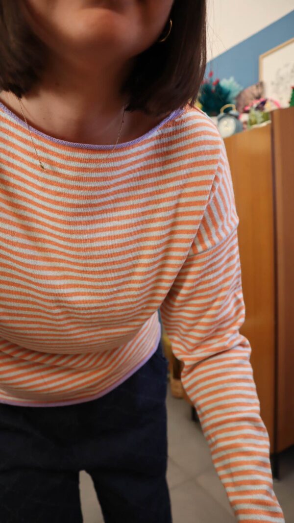 Maglione COTTON BRAND ORANGE